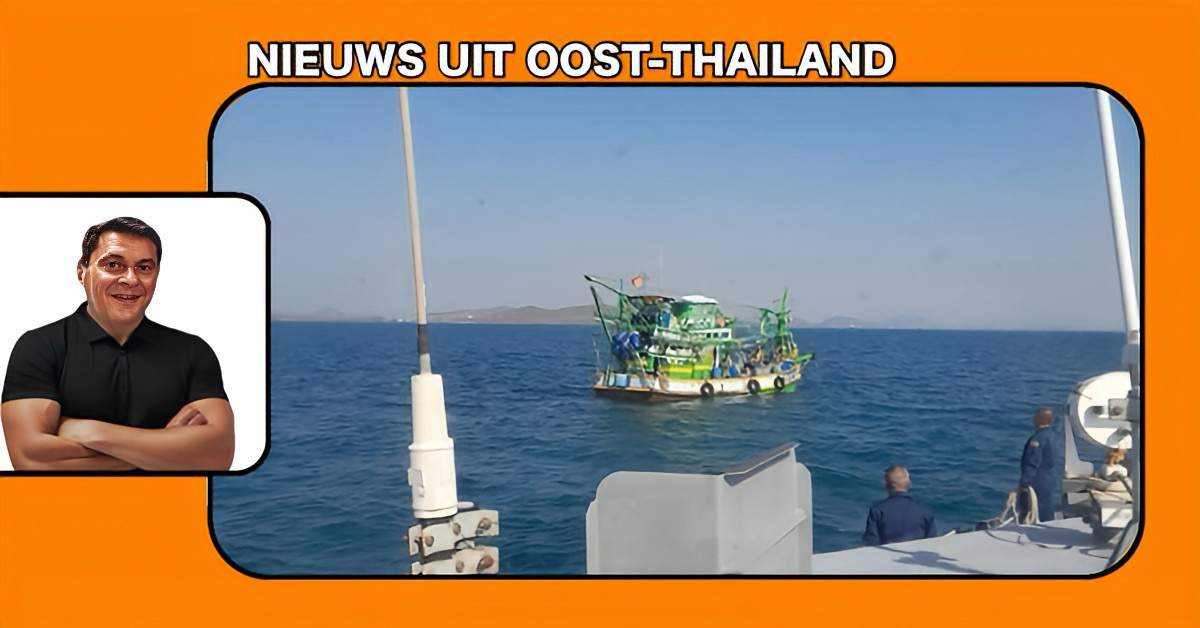 Thaise Marine redt gewonde Birmaanse visser uit de wateren van de Golf van Thailand