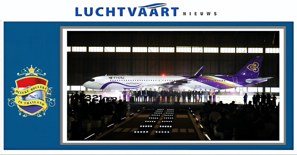 De grootste vliegmaatschappij van Thailand “Thai Air” gaat lichter vliegen en gaat met de A321neo de lucht in