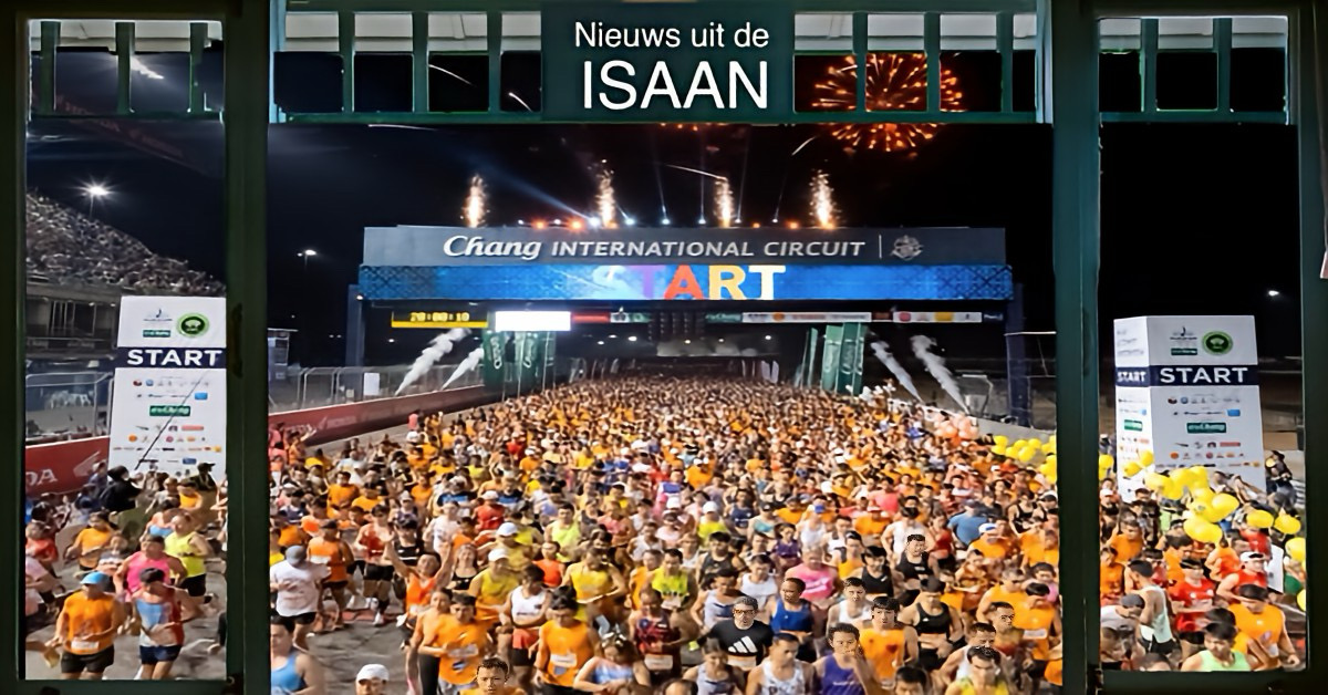 🎥| Morgen gaat de 10e editie van de marathon van Buriam met knal van start