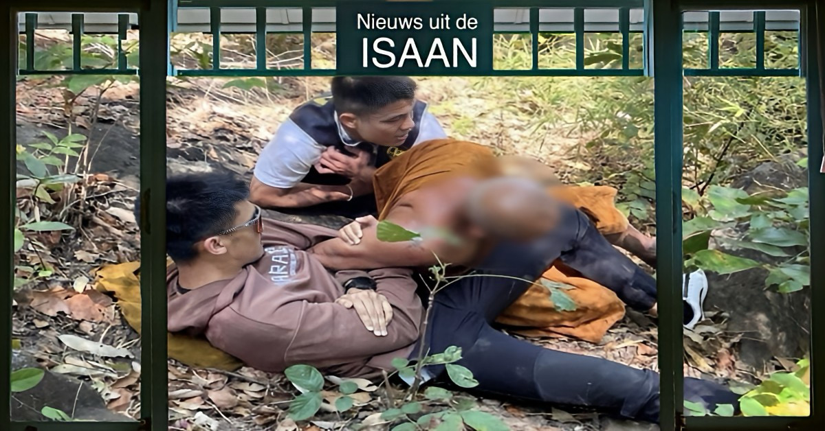 Agenten van het Centraal Onderzoeksbureau (CIB) hebben in Noordoost-Thailand een moordenaar overmeesterd die meer dan tien jaar als monnik op de vlucht was