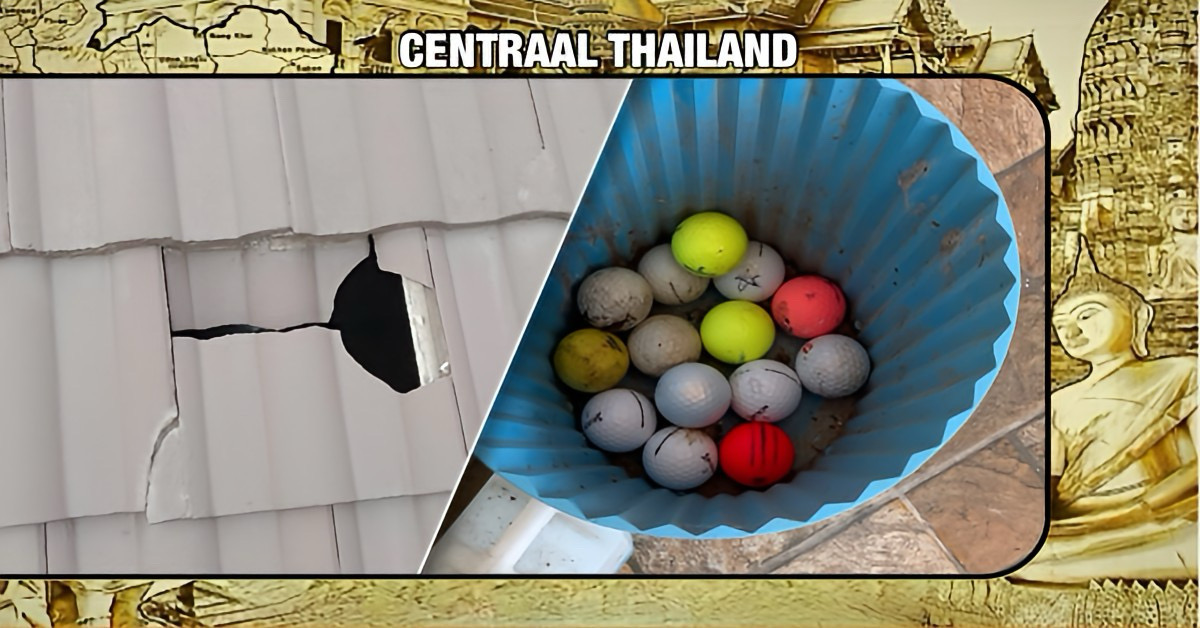 Ondernemer in Thailand is woedend over constante schade door weggeslagen golfballen