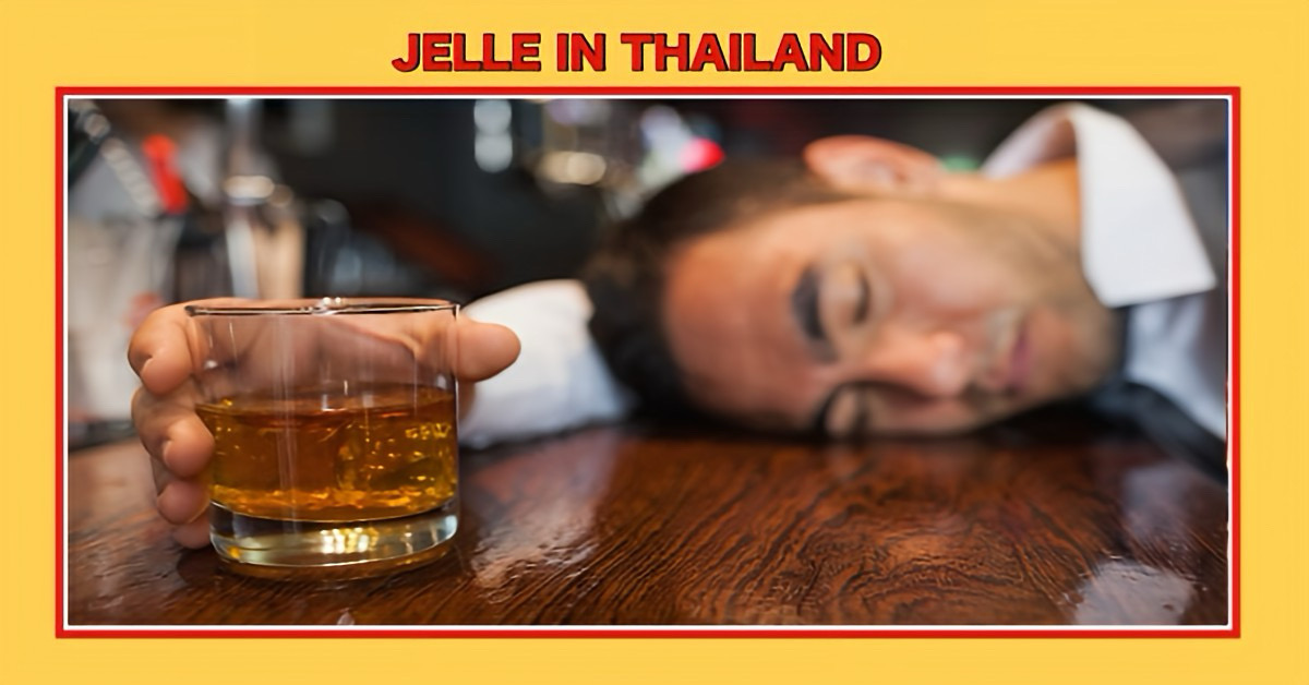 Iek ben helegaar niet toeter, doe mij er nog maar eentjuh, Thailand bepaalt de norm van openbare dronkenschap