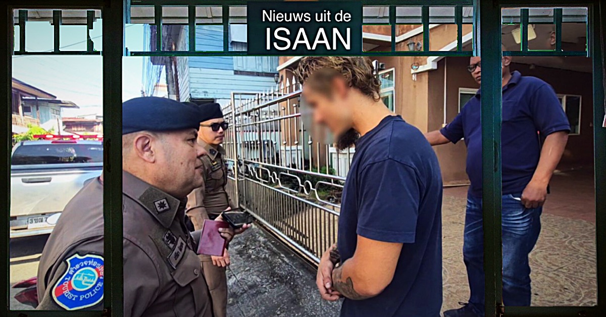 Poedelnaakte Noor na een uit de hand gelopen oudjaar’s fuif in Noordoost-Thailand gearresteerd❗️
