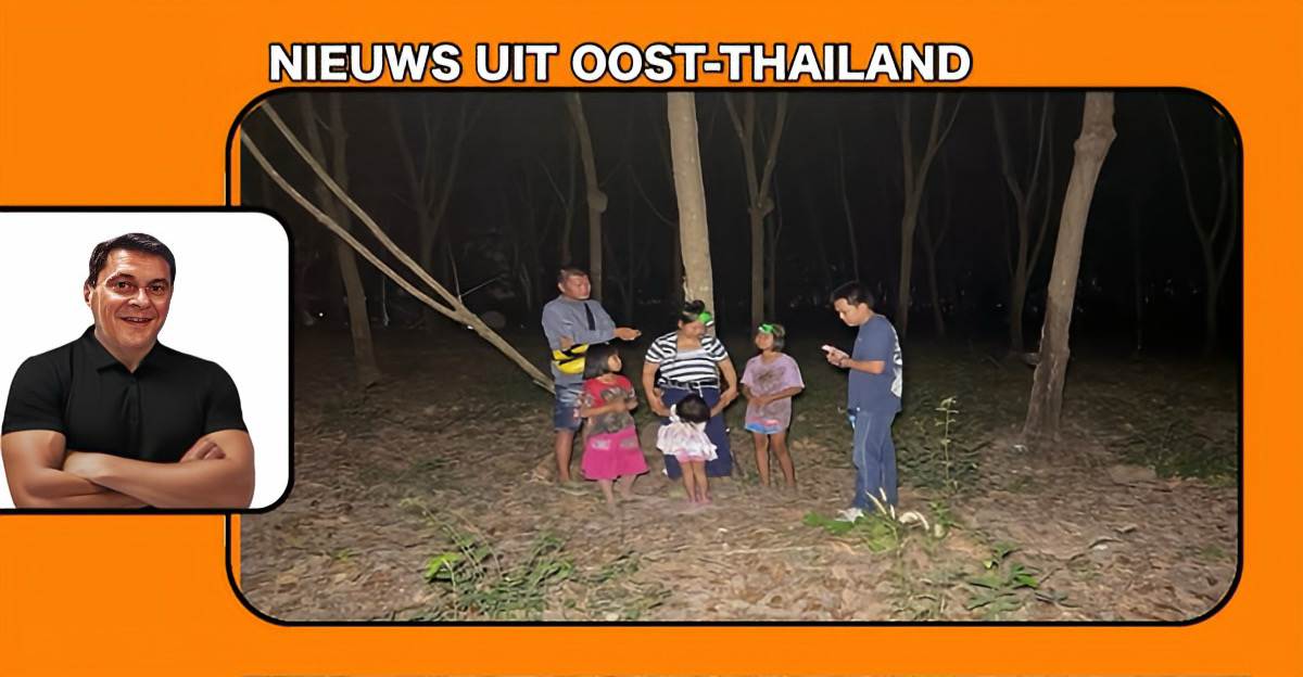 Thaise familie levert dag op dag een nachtelijk strijd om in Oost-Thailand te overleven 