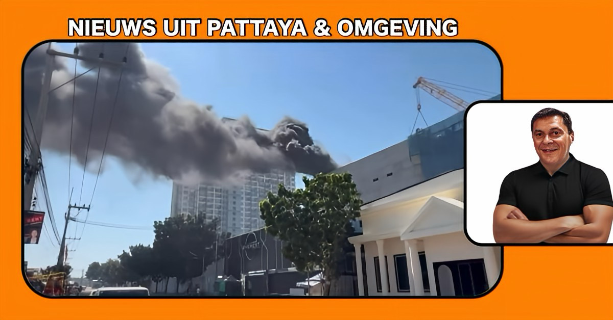 Brand uitgebroken op een bouwlocatie in Pattaya, waarbij de stadsbrandweer de schade heeft weten te beperken en een onderzoek is gestart.