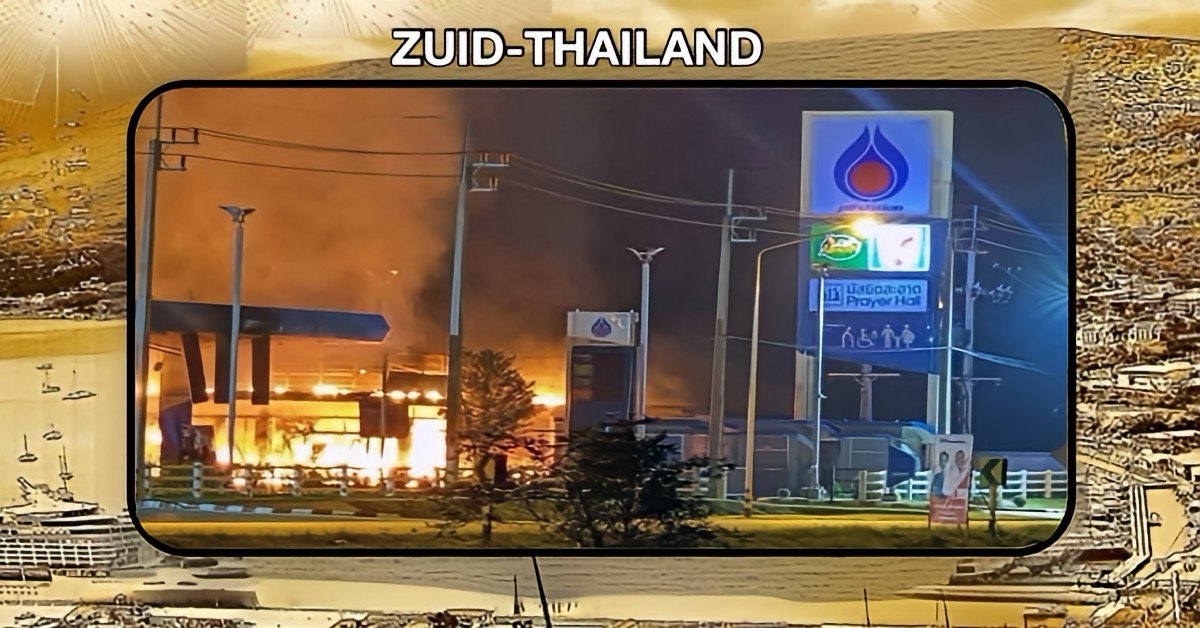 In het zuiden van Thailand is na een reeks bomexplosies een avondklok ingesteld.