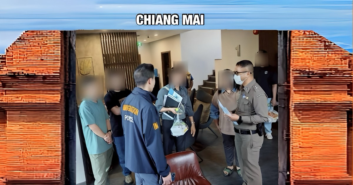 In Noord-Thailand zijn drie personen gearresteerd wegens illegale hotelexploitatie, terwijl een vierde persoon wist te ontkomen.