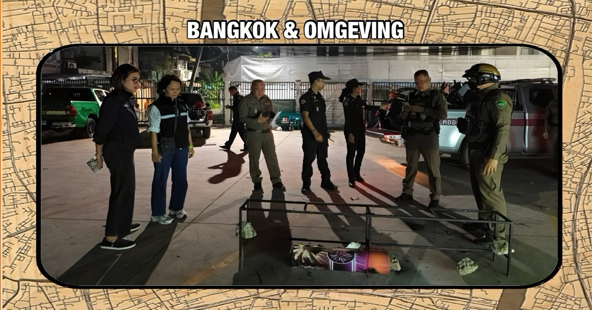 Heftige explosie van illegaal vuurwerk in Bangkok brengt drie mensen in het ziekenhuis