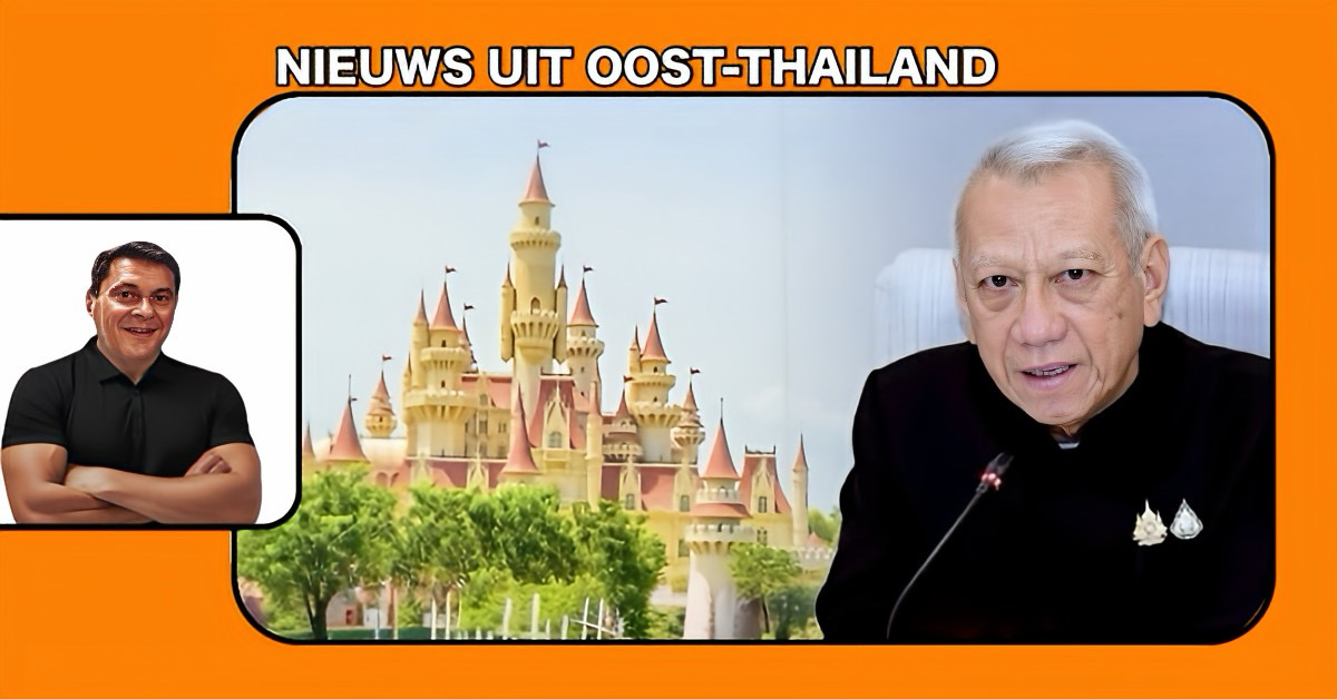 Thaise overheid overweegt om in Oost-Thailand een themapark in Disneyland-stijl te laten verrijzen