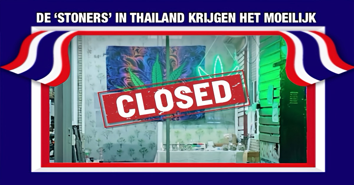 Thailand is aan de slag gegaan om meer dan 7.000 cannabis-shops te sluiten