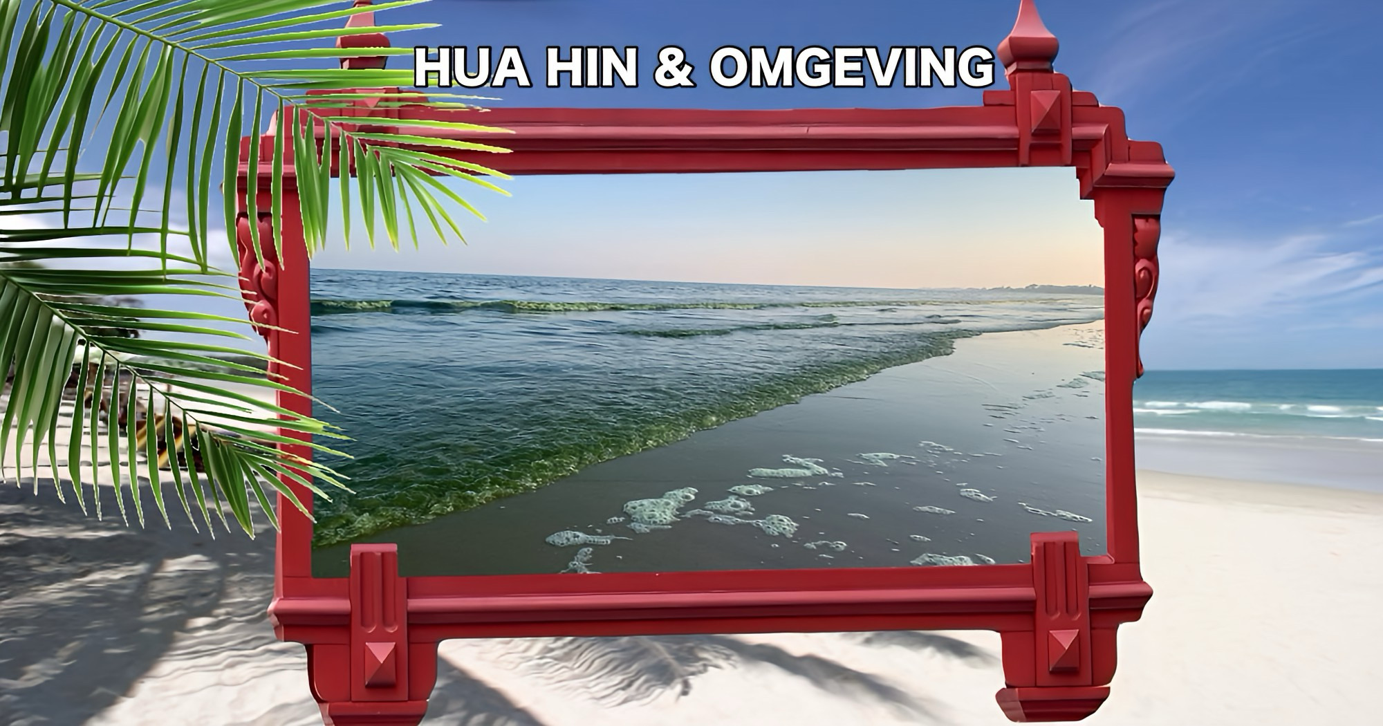 Overvloedige planktonbloei kleurt zeewater gifgroen in Centraal-Thailand 