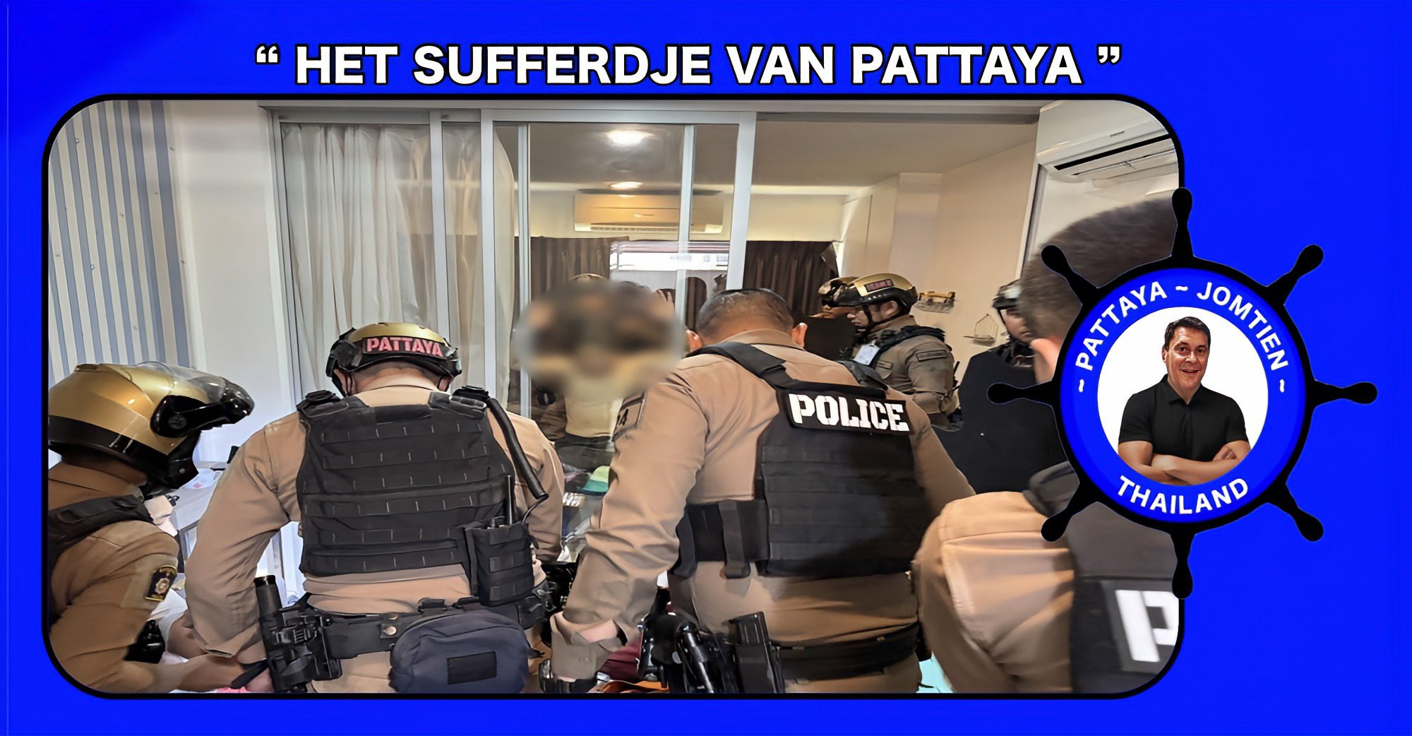 Chinese burger in Pattaya gearresteerd voor het in bezit hebben van illegale vuurwapens