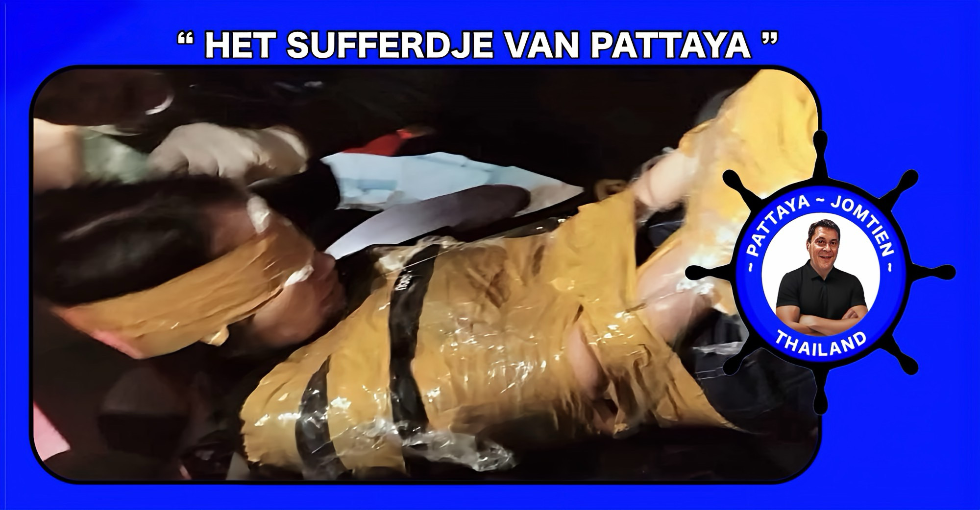 Chinese vrouw in Pattaya gebonden, beroofd en achtergelaten in gecrashte mercedes