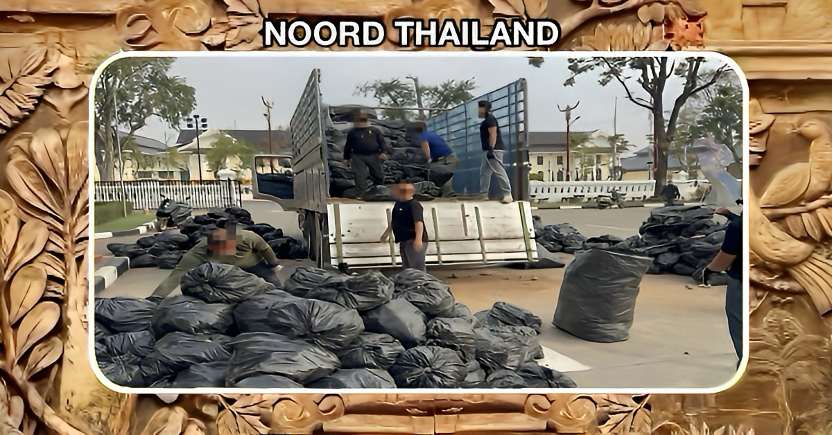 De politie in Noord-Thailand heeft 10 miljoen meth-pillen ontdekt die verborgen waren onder verse gember