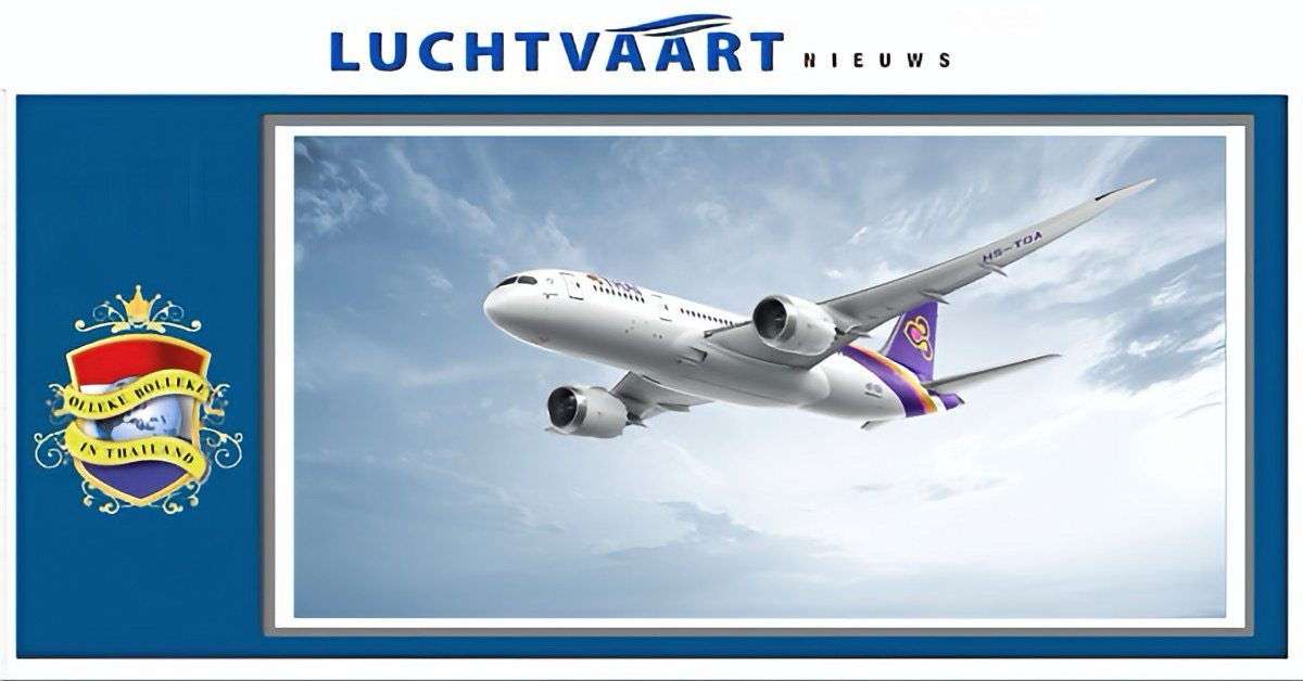 Thai Airways bevestigd om dit jaar nog met dagelijkse vluchten van Amsterdam naar Bangkok vliegen