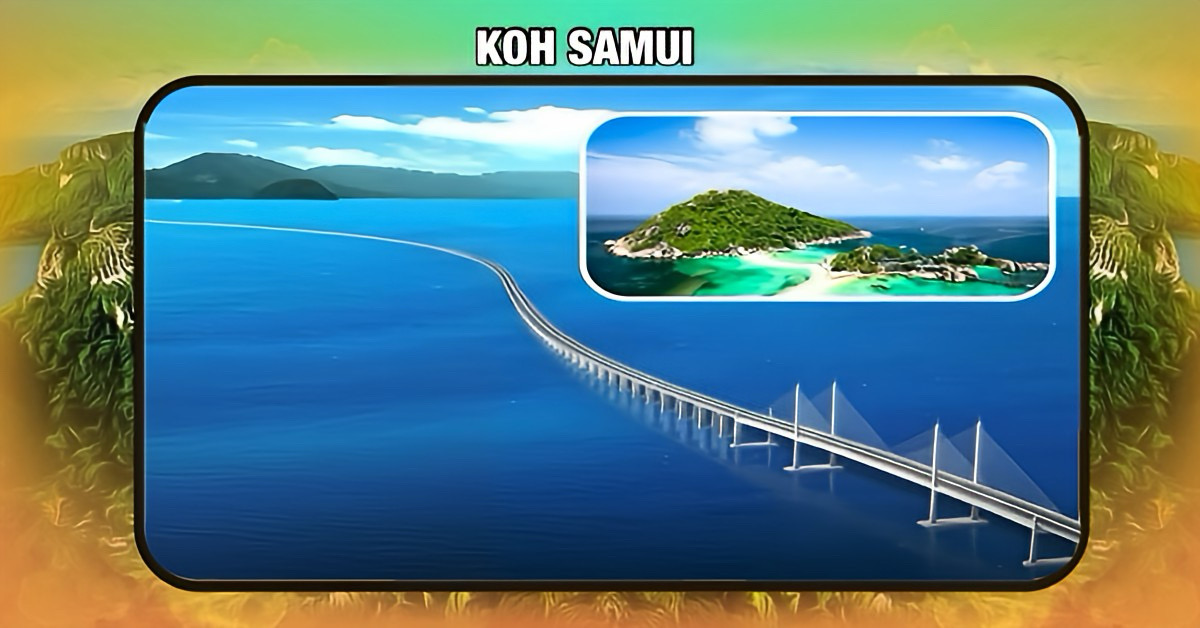 De geplande brug naar Koh Samui, zou een grote kans voor het Zuid-Thailand kunnen betekenen