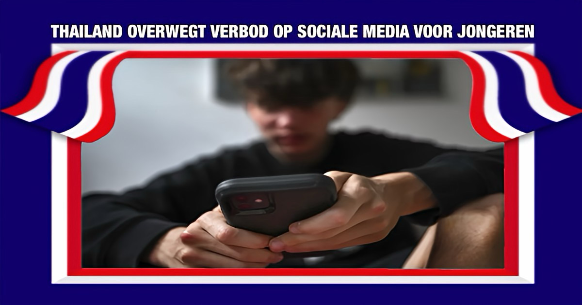Thailand overweegt verbod op sociale media voor jongeren❗️
