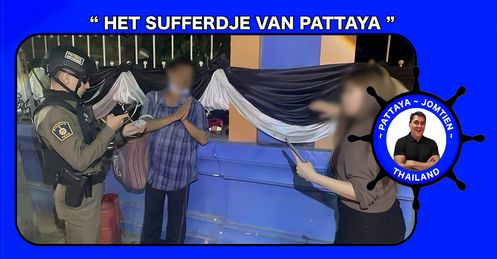 Waarzegger  zag zijn eigen toekomst niet en belandt in de cel aan de Pattaya Beach Road