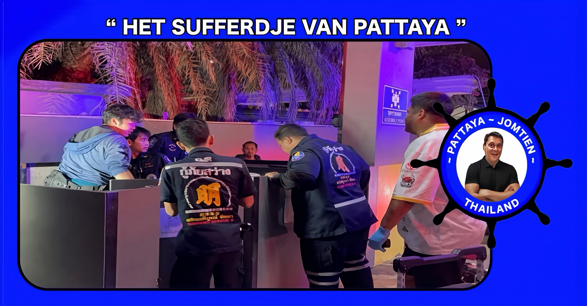 Chinese man raakt ernstig gewond na val in hotel in Pattaya