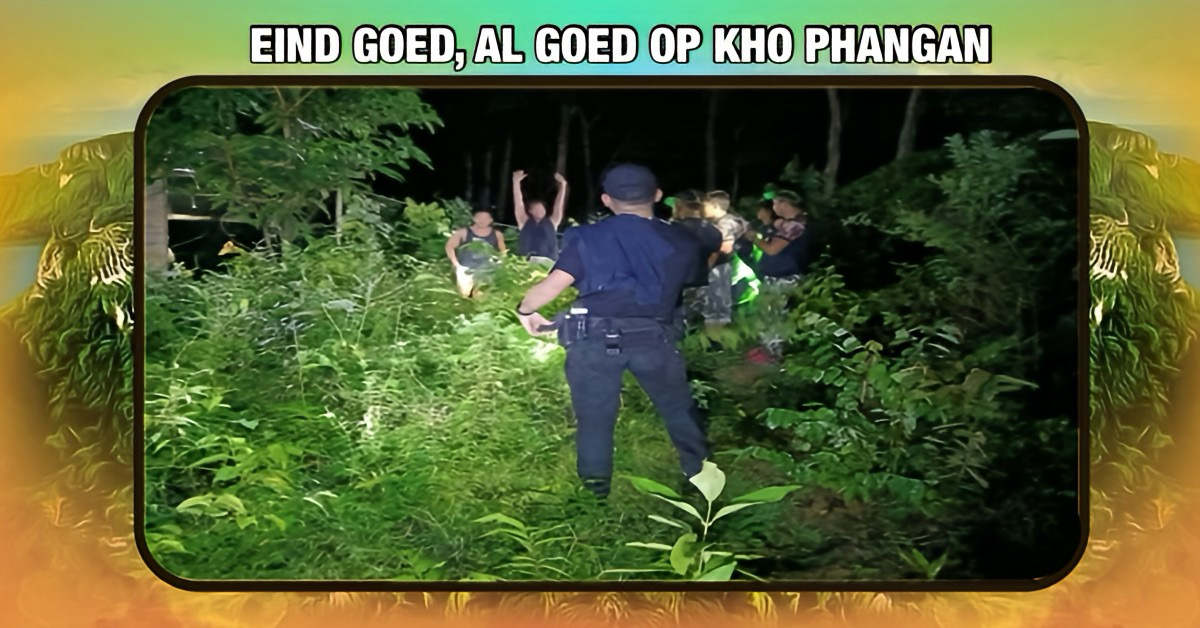 Twee buitenlandse toeristen veilig gered van een beboste heuvel op Koh Phangan na een zorgvuldige nachtelijke zoekactie. 