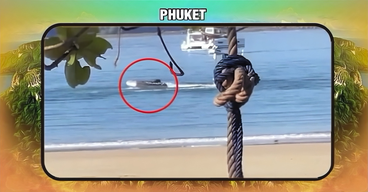 Vissers redden in Zuid-Thailand toerist uit zee, nadat zijn opblaasboot in een draaikolk terecht kwam.