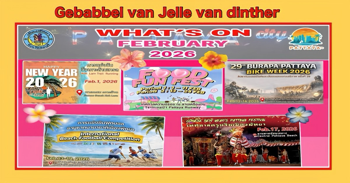 Deze maand is er in Pattaya weer genoeg te beleven, verschillende festivals trekken bezoekers van heinde en verre.