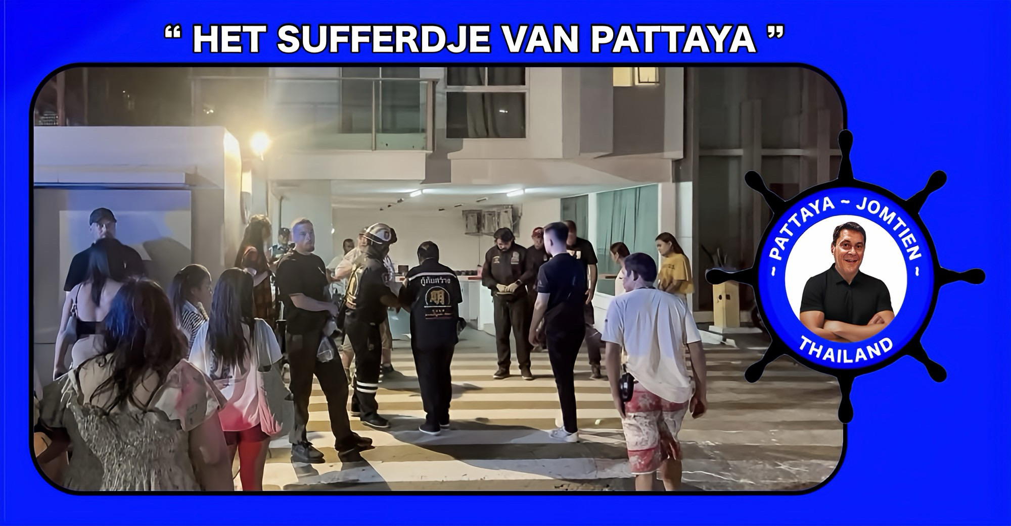 57-jarige Amerikaan met zware verwondingen bij appartement in Pattaya aangetroffen.