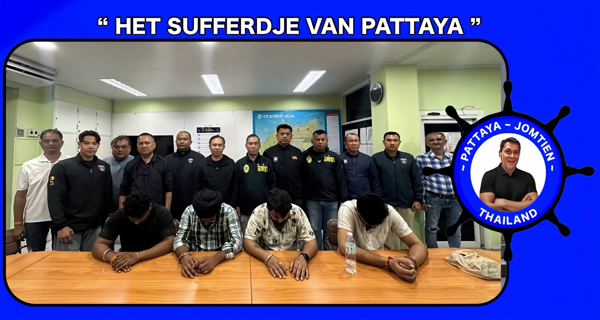 Gijzeling in Pattaya, vier Indiërs opgepakt bij poging tot losgeld van 6 miljoen roepies