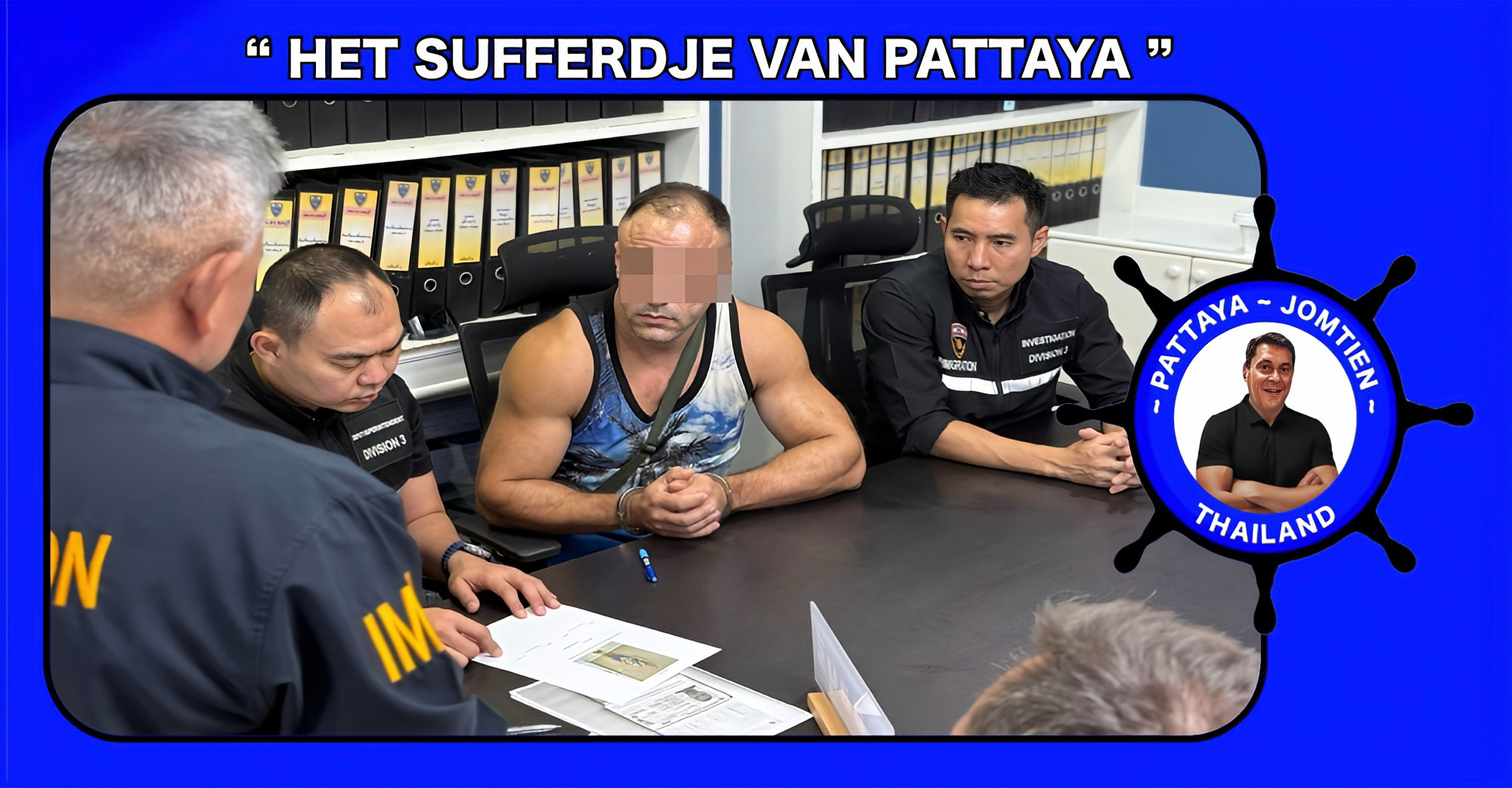 Onkel Stephan na zeven jaar witwassen in Pattaya opgepakt
