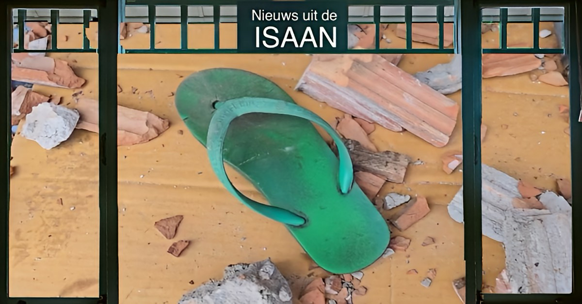 Dodelijk slachtoffer na instorting betonnen muur tijdens renovatie in Noordoost-Thailand 