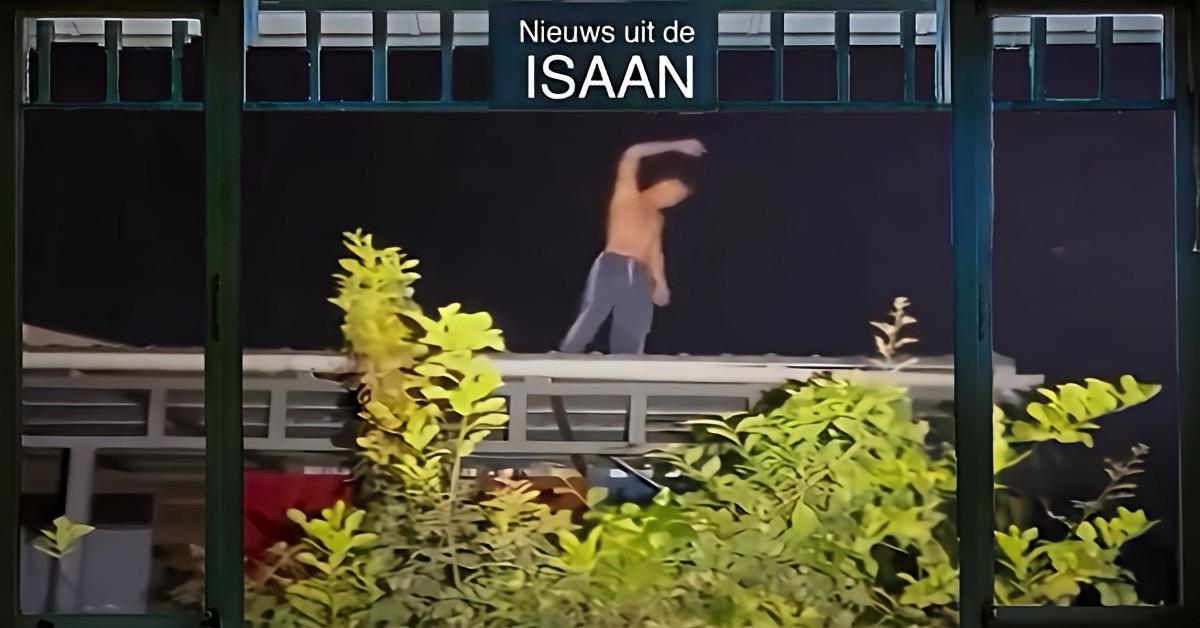 Man van dak gehaald en gearresteerd in Noordoost-Thailand na bewering door “aliens” te worden achtervolgd