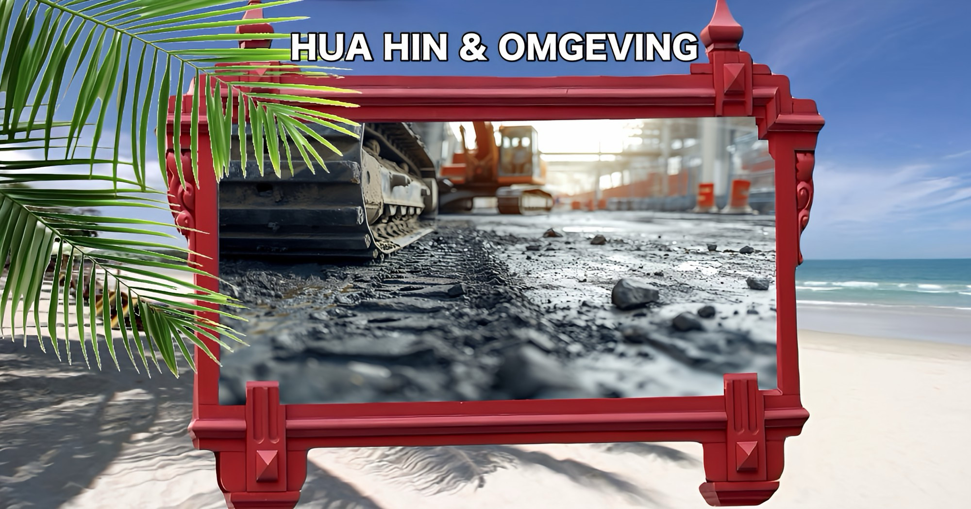 PIEP PIEP | Morgen is de Naresdamri Road in Hua Hin afgesloten in verband met asfalt en drainage reparaties.