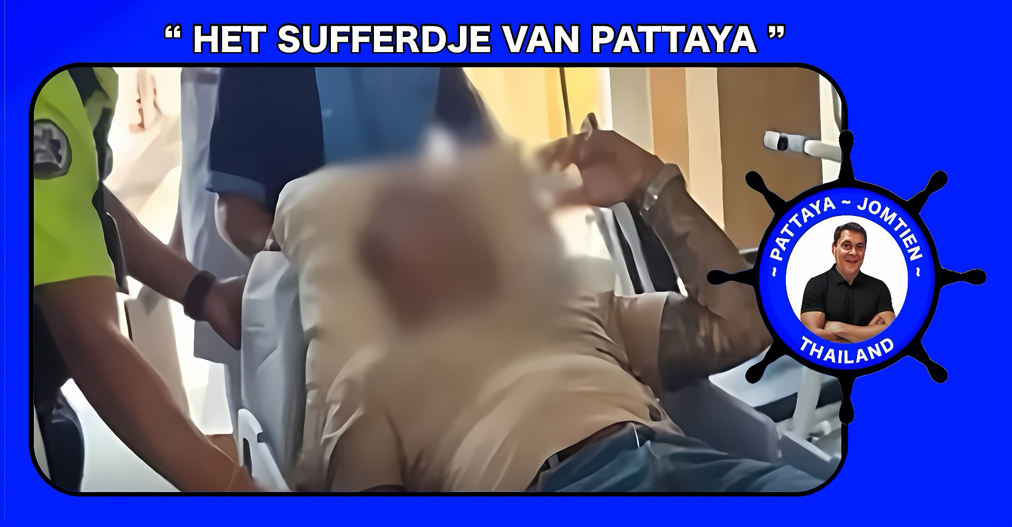 Man komt in het ziekenhuis van Pattaya te liggen na een schot in zijn gezicht tijdens schoonmaken van een vuurwapen.