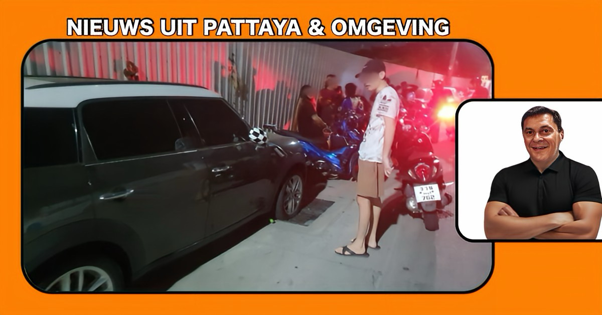 Banden van twee auto’s in Pattaya opzettelijk leeggestoken, politie onderzoekt dit vandalisme!
