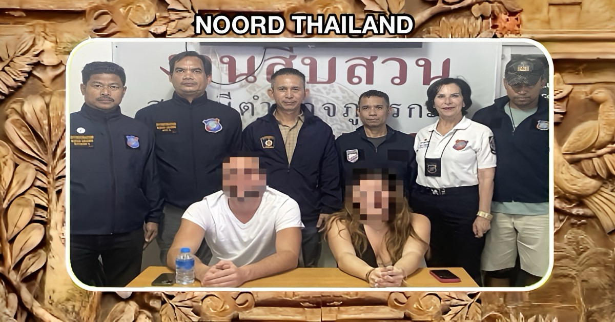 Politie slingert in Zuid-Thailand twee Franse toeristen op de bon voor het van “bil gaan” in een tuk-tuk