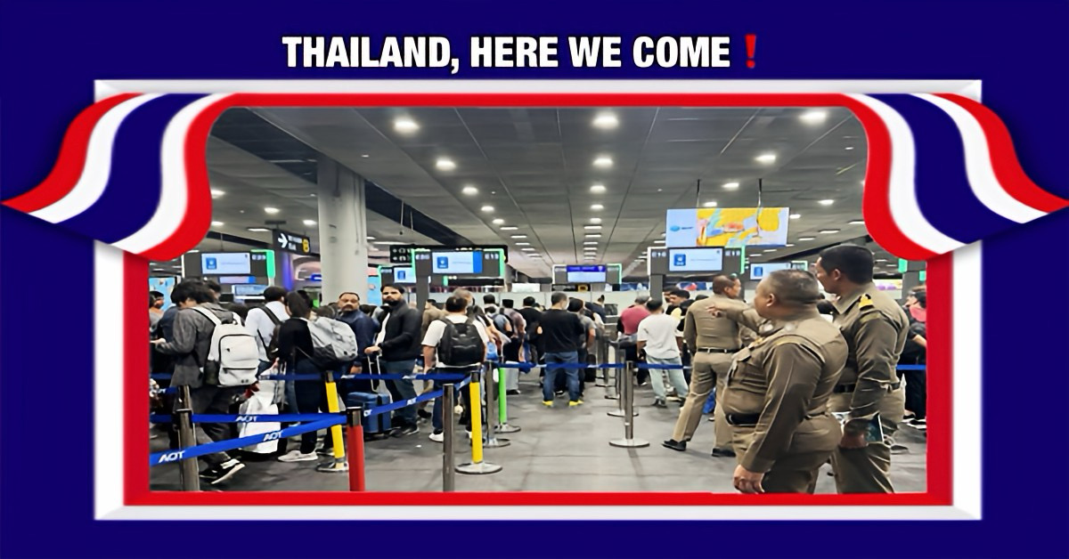 Strengere grenscontroles in Thailand, steeds meer toeristen geweigerd wegens onvoldoende financiële middelen