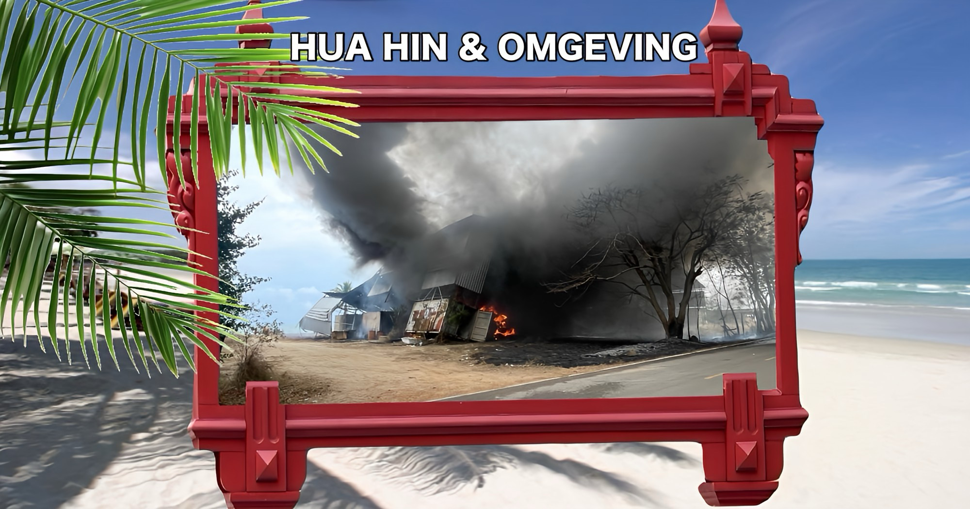 Jachtwerf in de provincie Prachuap Khiri Khan door brand verwoest, de schade is op meer dan 40 miljoen baht geschat