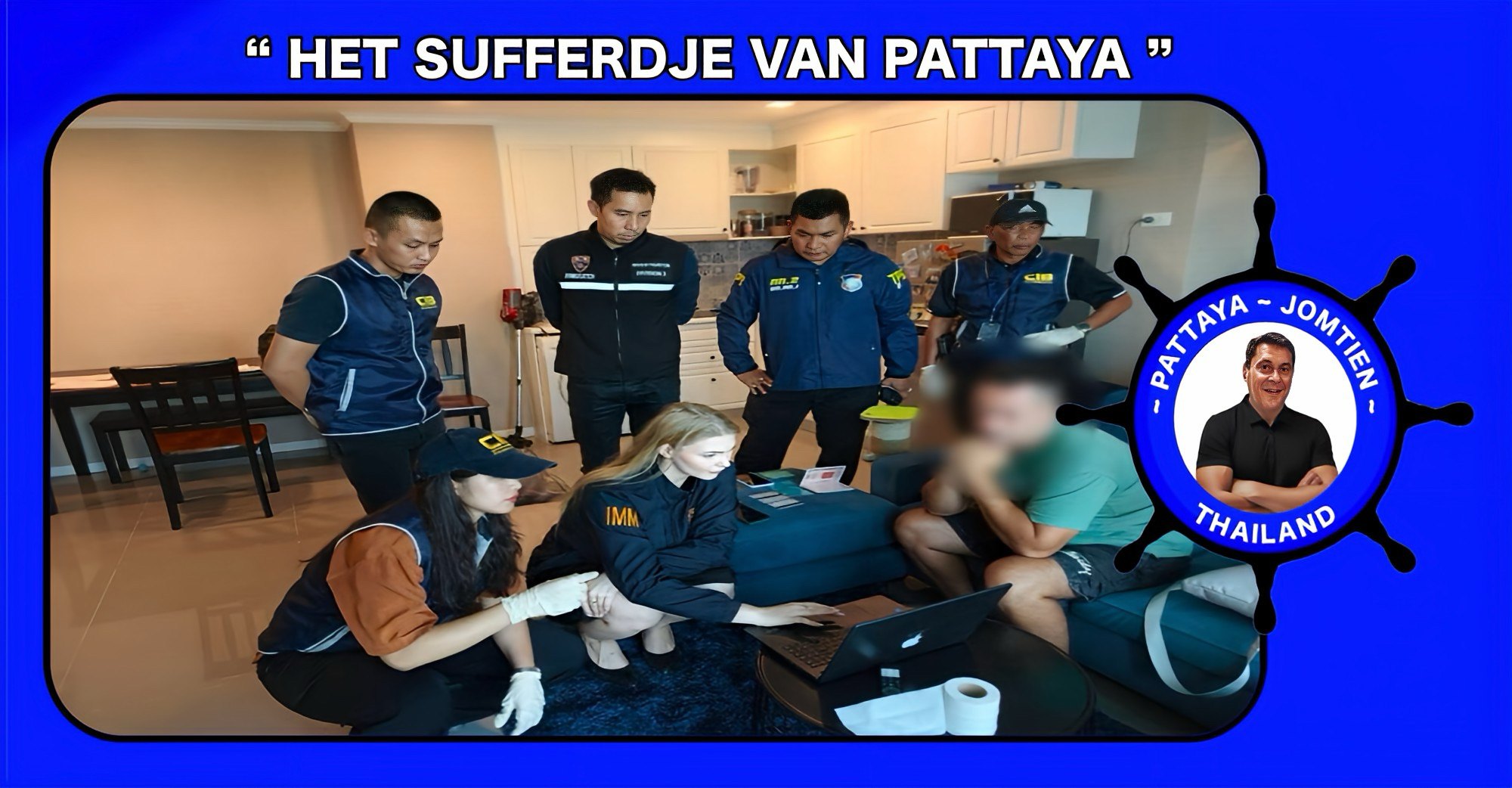 CIB Thailand heeft een Russische scamgroep ontmanteld die in Oost-Thailand rondzwierf en in Pattaya miljoenen baht opnam.