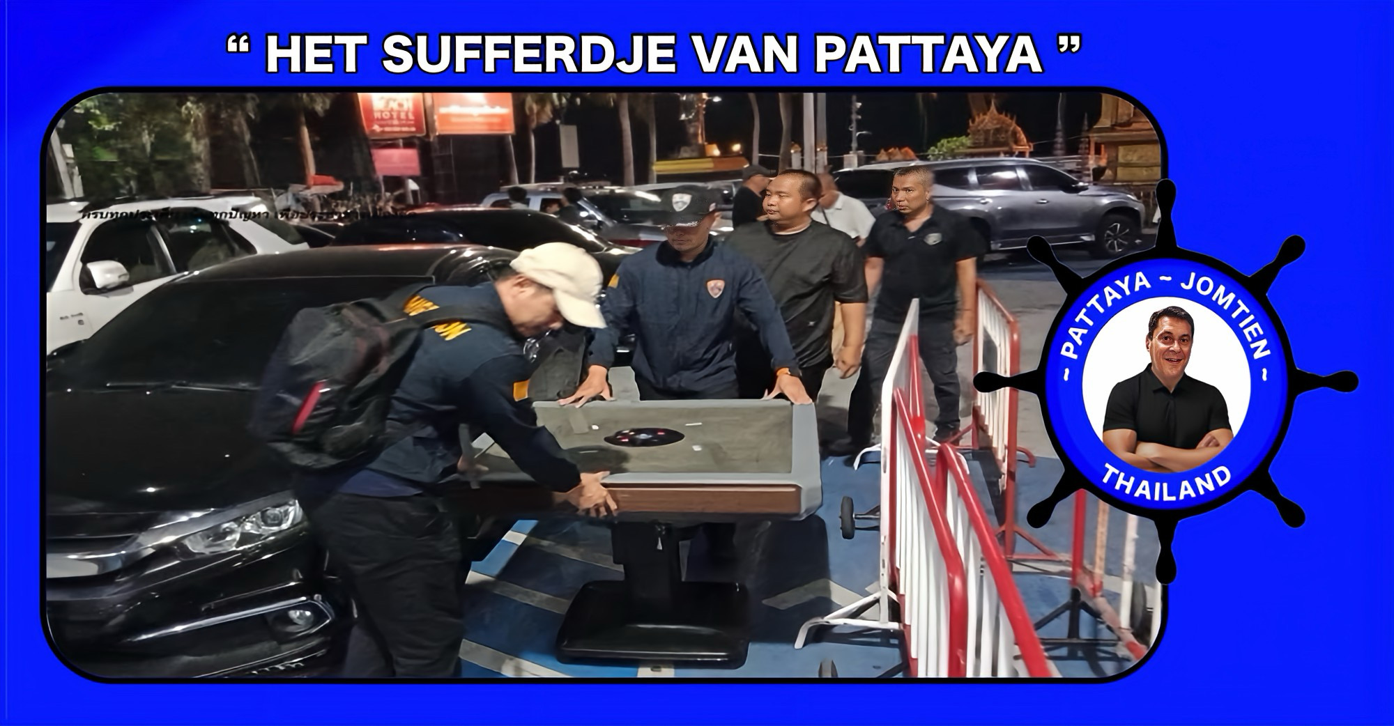 Immigratiedienst Pattaya arresteert vier Chinezen bij illegaal mahjongspel