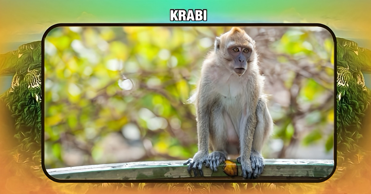 Influencer in ziekenhuis in Thailand opgenomen na aanval door aap, een waarschuwing voor toeristen!