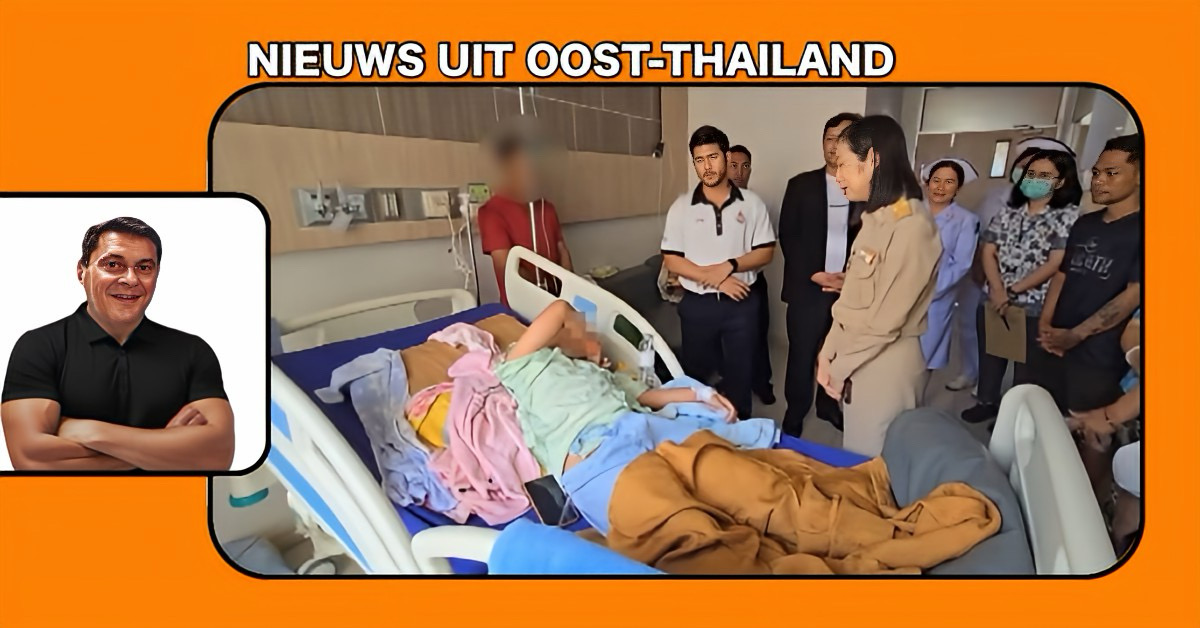 De balletjes van een tienjarige bink in Oost-Thailand veranderde in blauw nadat hij een tiewrap rond zijn testikels kreeg gebonden