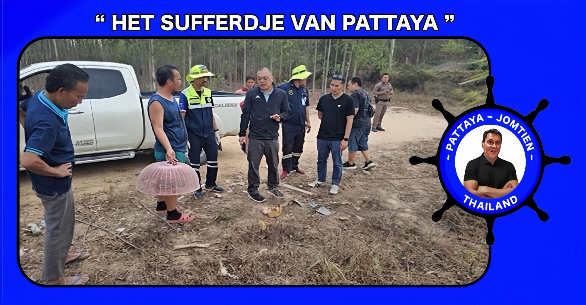 Laotiaanse arbeider wijst de politie na zijn droom naar verspreid skelet in Pattaya