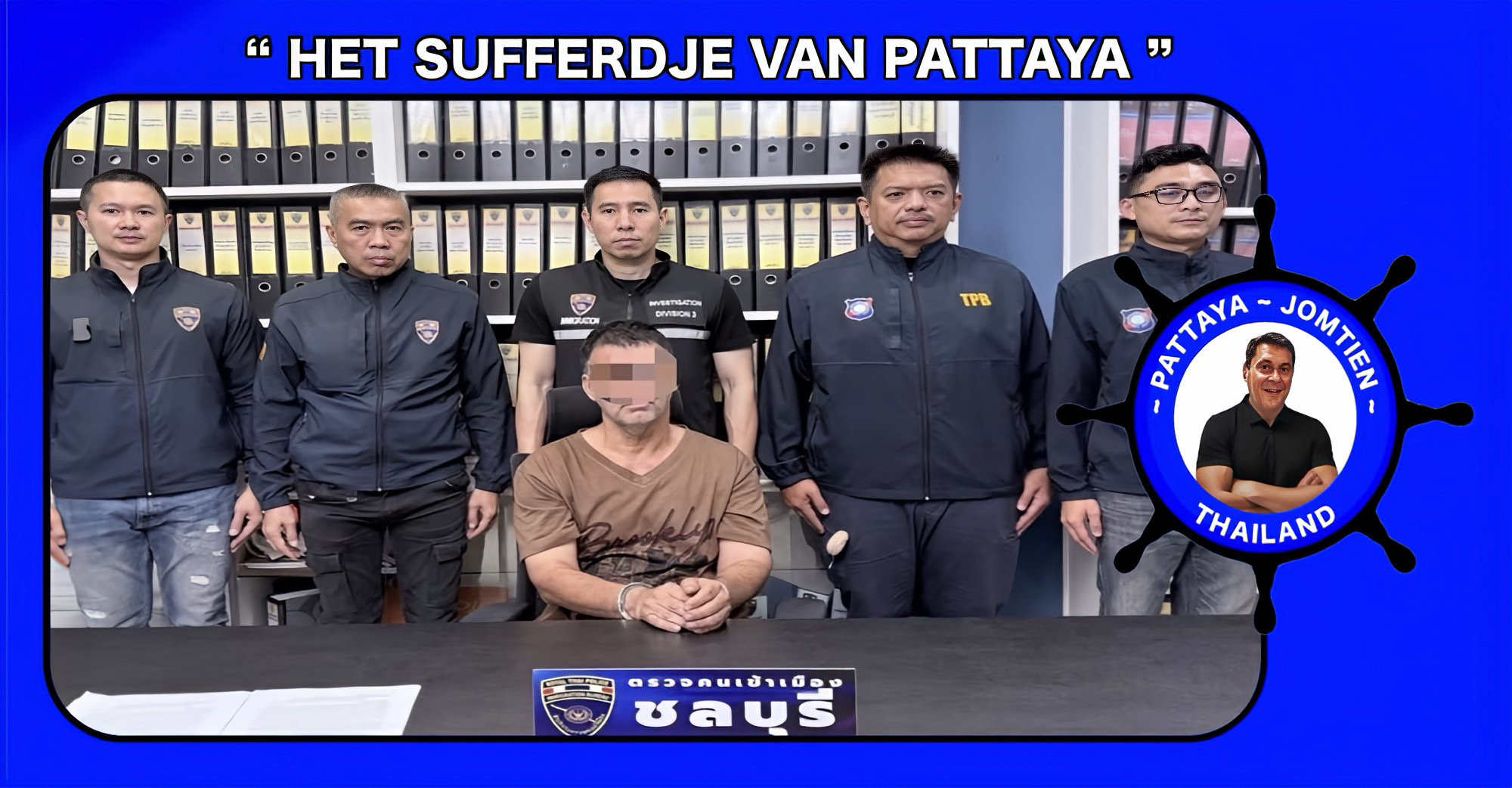 🎥 | Iraanse man in Pattaya gearresteerd voor poging tot moord op op zijn tegenstander.