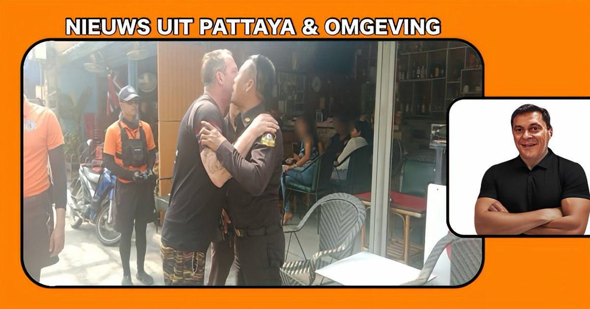 Net géén Happy ending in Pattaya, geen arrestaties of gewonden nadat de Tessakit politie een buitenlandse toerist weet te kalmeren