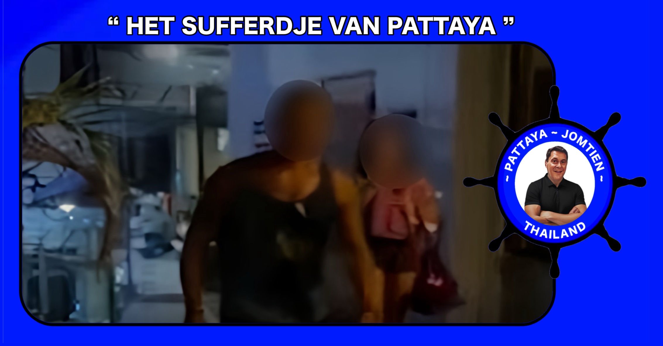 🎥 | Spaans koppel krijgt in Pattaya een nat pak na seks bij een geesteshuisje