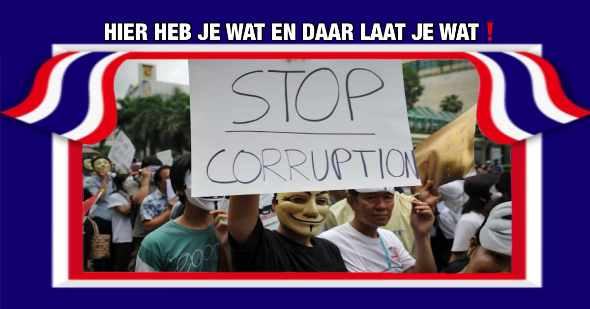 Corruptie schaadt toerisme in Thailand, ondernemers eisen snelle hervormingen!