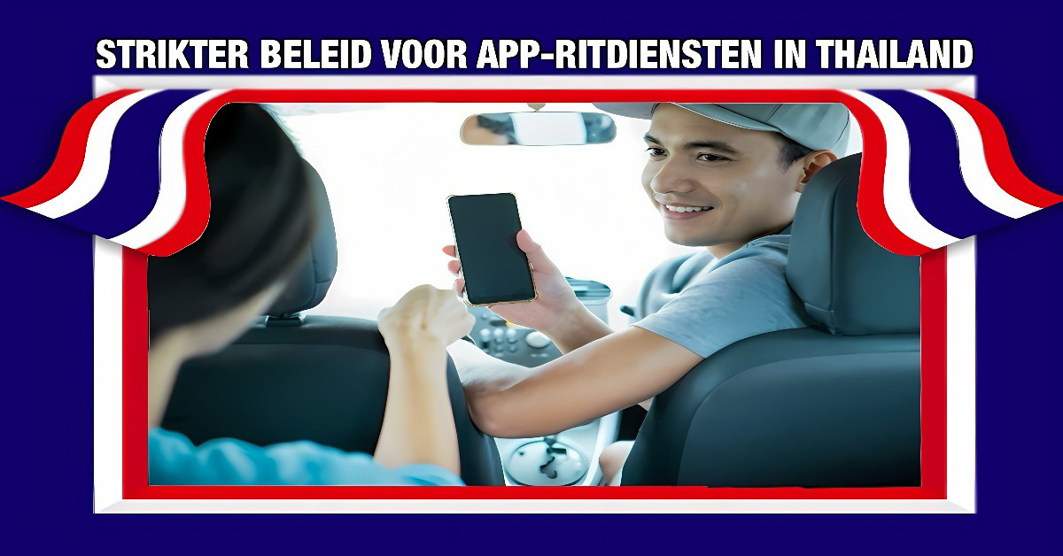 Er staan nieuwe regels voor ritdiensten in Thailand aan te komen.