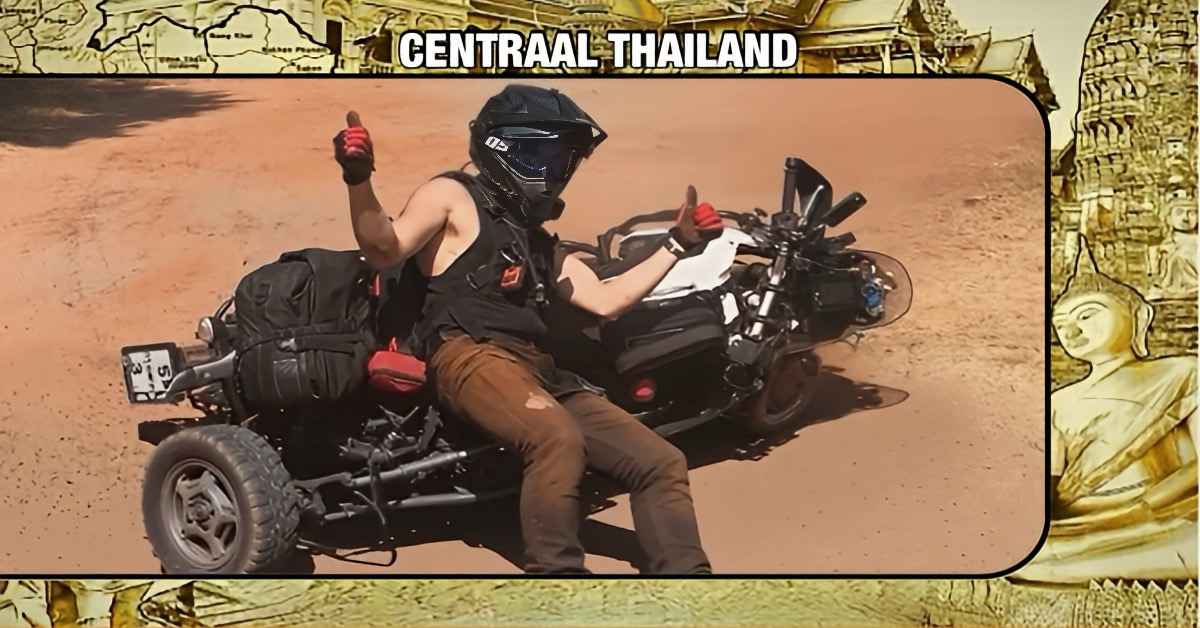 Een Canadese toerist met meer bravoure dan fatsoen, laat een motorverhuurder in Centraal-Thailand in ellende achter.