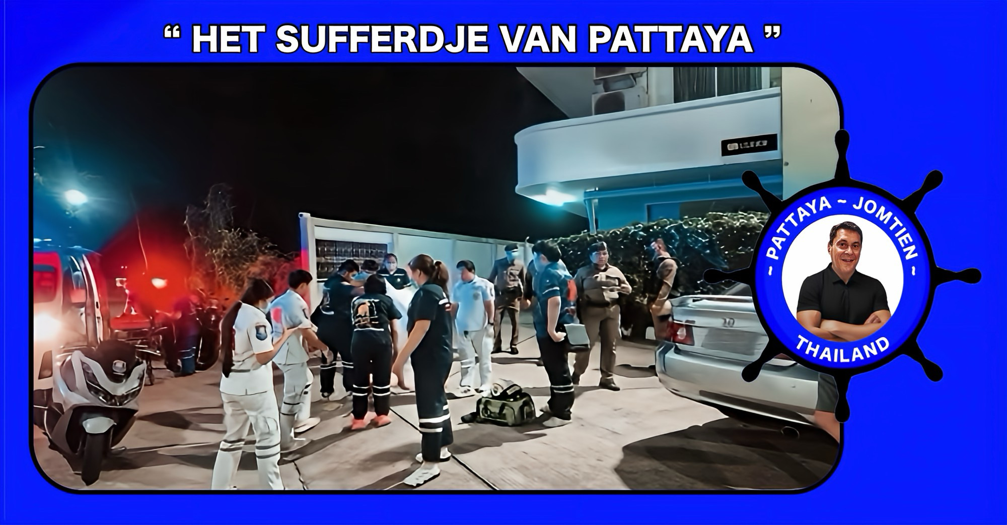 Belgische man sprong gisteravond in Pattaya zijn dood tegemoet.