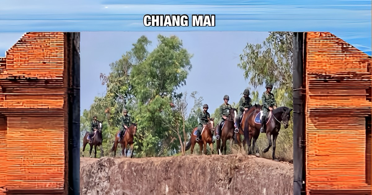 Het leger zet in Noord-Thailand paardenpatrouilles in om bosbranden en PM2.5-aanpak te versterken